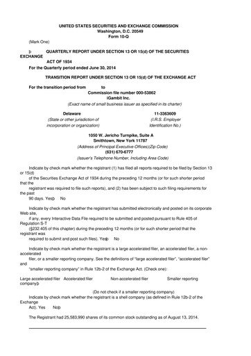 Vorschaubild Nutex Health 10-Q Quartalsbericht 2014 