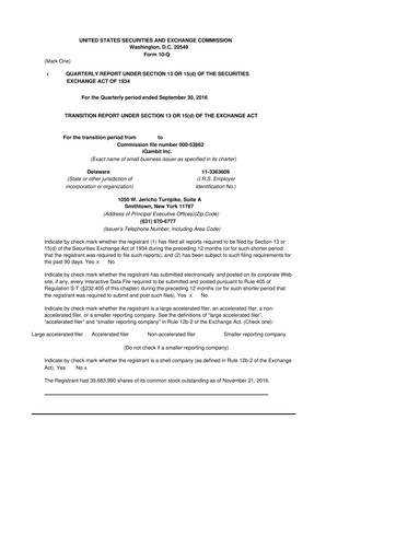 Vorschaubild Nutex Health 10-Q Quartalsbericht 2016 