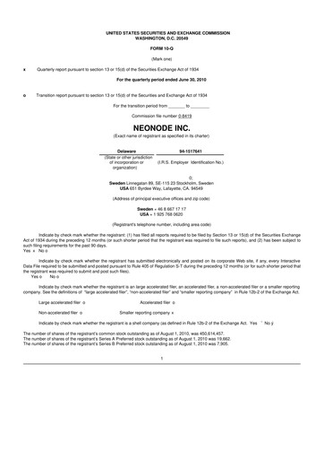 Thumbnail Neonode 10-Q Quarterly Report FY 