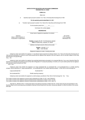 Thumbnail Neonode 10-Q Quarterly Report FY 