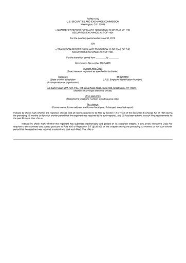 Thumbnail Lunai Bioworks 10-Q Quarterly Report FY2013 