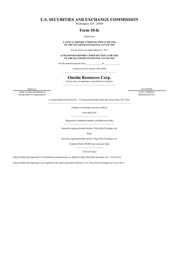 Thumbnail Intra-Cellular Therapies 10-K Annual Report 2013