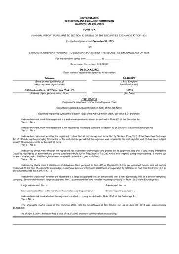 Thumbnail Safe & Green Holdings 10-K Annual Report 2013
