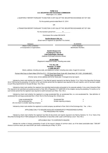 Thumbnail Lunai Bioworks 10-Q Quarterly Report FY2014 