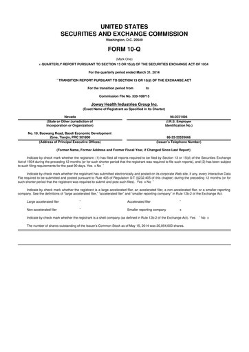 Thumbnail Idaho Copper Corporation 10-Q Quarterly Report FY2014 