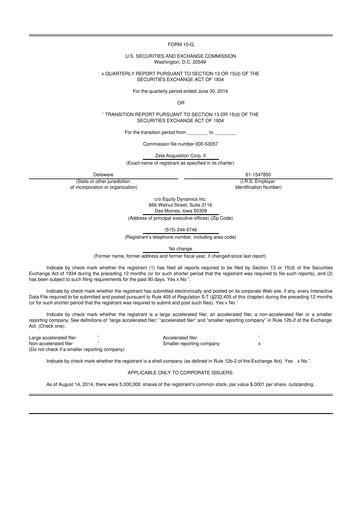 Thumbnail Aadi Bioscience 10-Q Quarterly Report FY2014 