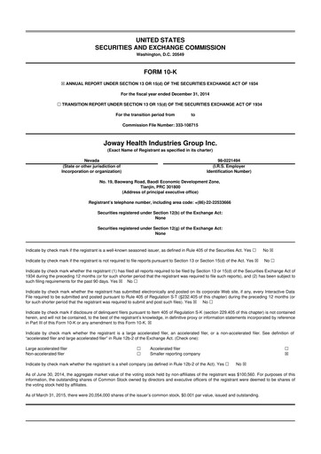 Thumbnail Idaho Copper Corporation 10-K Annual Report 2014