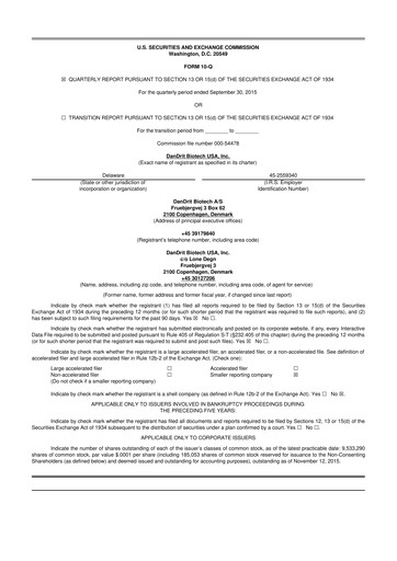 Thumbnail Lunai Bioworks 10-Q Quarterly Report FY2016 