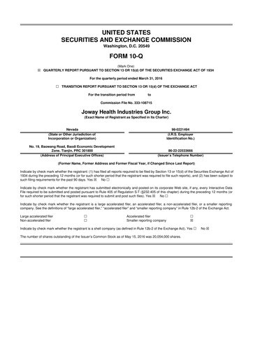 Thumbnail Idaho Copper Corporation 10-Q Quarterly Report FY2016 