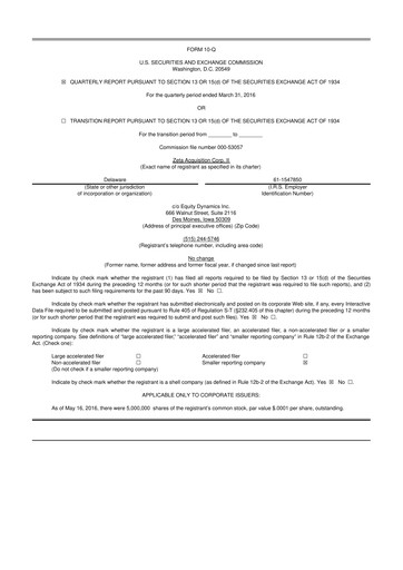 Thumbnail Aadi Bioscience 10-Q Quarterly Report FY2016 