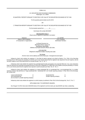 Thumbnail Aadi Bioscience 10-Q Quarterly Report FY2016 