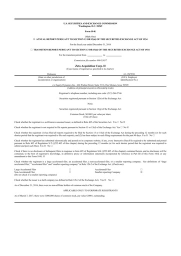 Thumbnail Aadi Bioscience 10-K Annual Report 2016