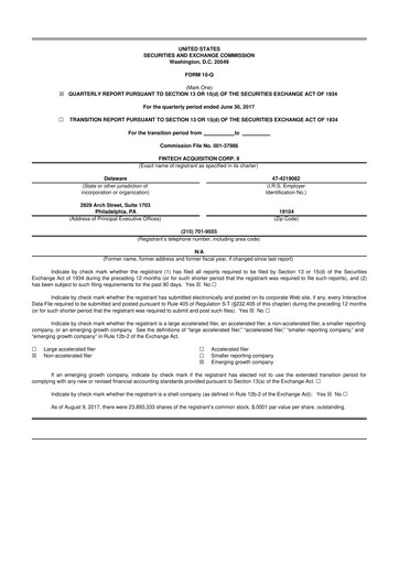 Thumbnail International Money Express 10-Q Quarterly Report FY2017 
