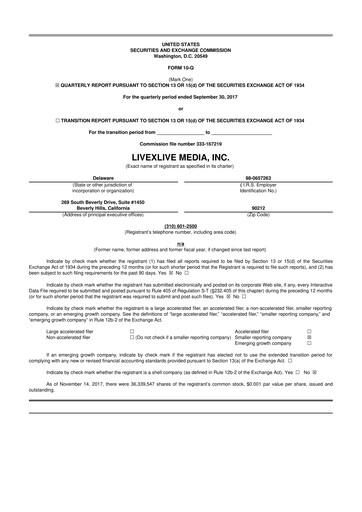 Thumbnail LiveOne 10-Q Quarterly Report FY2017 