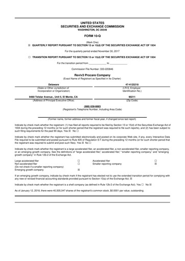 Thumbnail AXIL Brands 10-Q Quarterly Report FY2018 