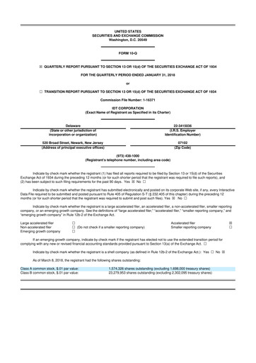 Thumbnail IDT Corporation
 10-Q Quarterly Report FY2018 