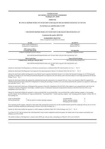 Miniature Workhorse Group
 10-K Rapport annuel 2017