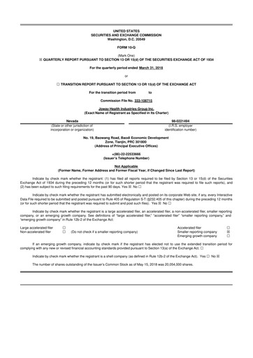 Thumbnail Idaho Copper Corporation 10-Q Quarterly Report FY2018 