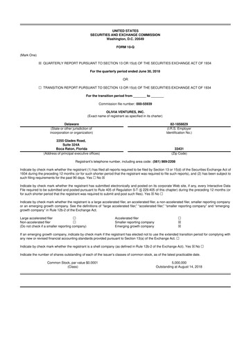 Thumbnail Compass Therapeutics 10-Q Quarterly Report FY2019 