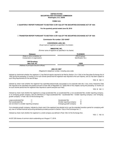 Thumbnail LifeMD 10-Q Quarterly Report FY2018 
