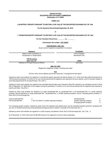 Thumbnail LifeMD 10-Q Quarterly Report FY2018 