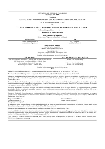 Miniature Ranpak 10-K Rapport annuel 2018