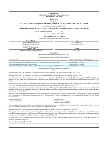 Thumbnail Custom Truck One Source 10-K Annual Report 2018