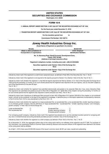 Thumbnail Idaho Copper Corporation 10-K Annual Report 2018