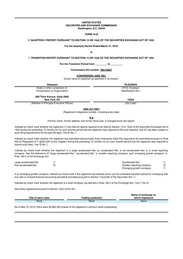Thumbnail LifeMD 10-Q Quarterly Report FY2019 