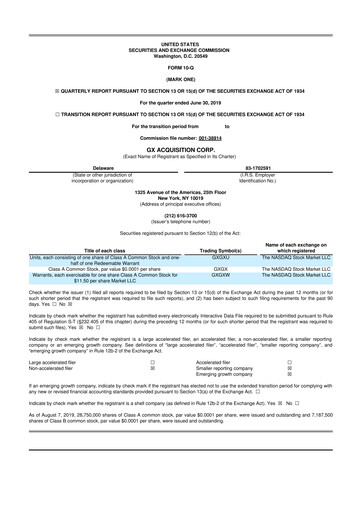 Thumbnail Celularity 10-Q Quarterly Report FY2019 