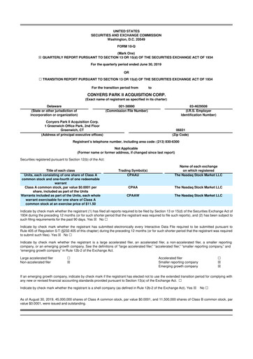 Thumbnail Advantage Solutions 10-Q Quarterly Report FY 