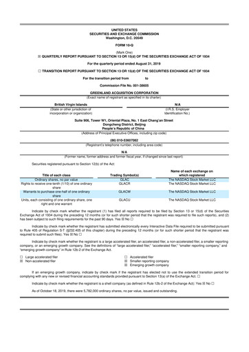 Thumbnail Greenland Technologies 10-Q Quarterly Report FY2019 Q3