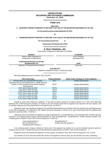 Thumbnail BRC Group Holdings 10-Q Quarterly Report FY2019 