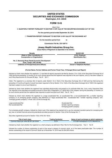 Thumbnail Idaho Copper Corporation 10-Q Quarterly Report FY2019 