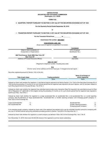 Thumbnail LifeMD 10-Q Quarterly Report FY2019 