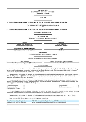 Thumbnail IDT Corporation
 10-Q Quarterly Report FY2020 