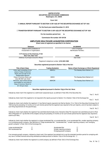 Thumbnail Jasper Therapeutics 10-K Annual Report 2019