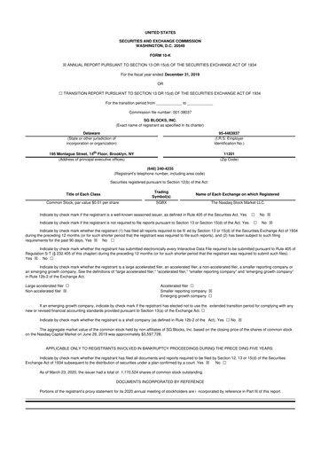 Thumbnail Safe & Green Holdings 10-K Annual Report 2020