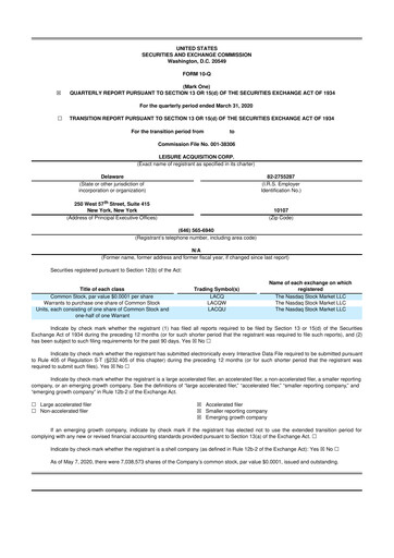Thumbnail Ensysce Biosciences 10-Q Quarterly Report FY2020 
