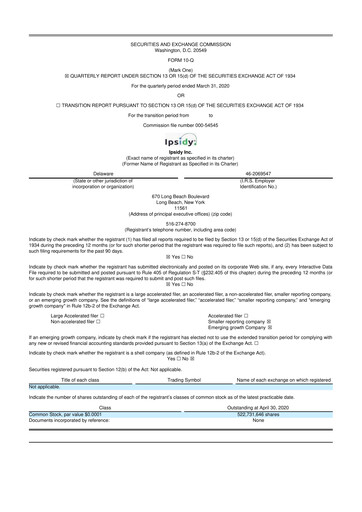 Thumbnail authID 10-Q Quarterly Report FY2020 