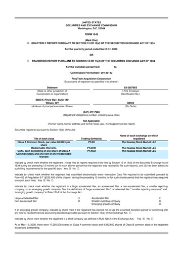 Vorschaubild Porch Group 10-Q Quartalsbericht 2020 