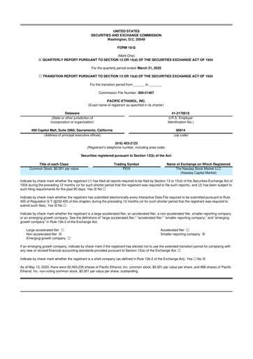 Thumbnail Alto Ingredients 10-Q Quarterly Report FY2020 