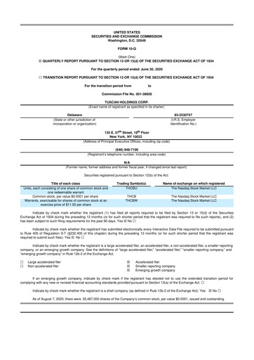 Thumbnail Microvast 10-Q Quarterly Report FY2020 