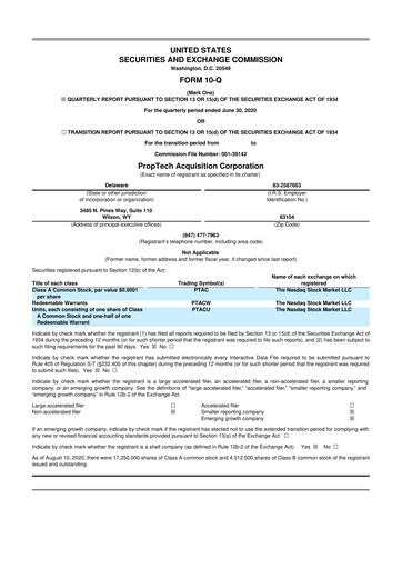 Vorschaubild Porch Group 10-Q Quartalsbericht 2020 