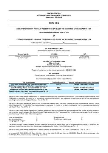Miniature Vicarious Surgical 10-Q Rapport trimestriel 2020 