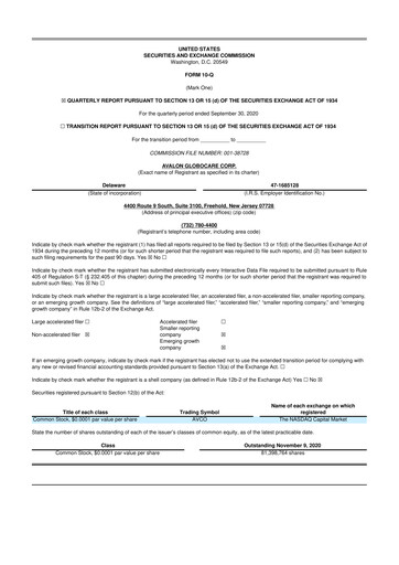 Thumbnail Avalon GloboCare 10-Q Quarterly Report FY2020 