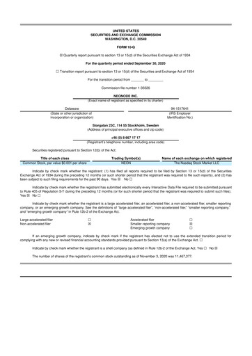 Thumbnail Neonode 10-Q Quarterly Report FY2020 