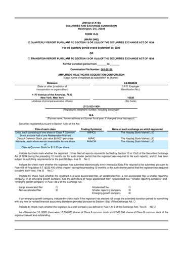 Thumbnail Jasper Therapeutics 10-Q Quarterly Report FY2020 