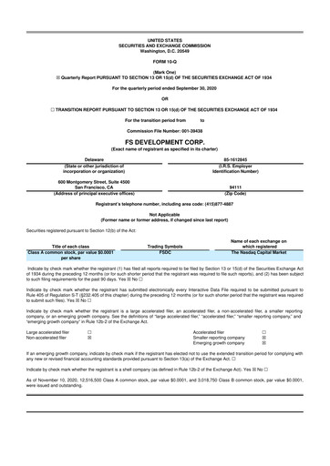 Miniature Disc Medicine 10-Q Rapport trimestriel 2020 