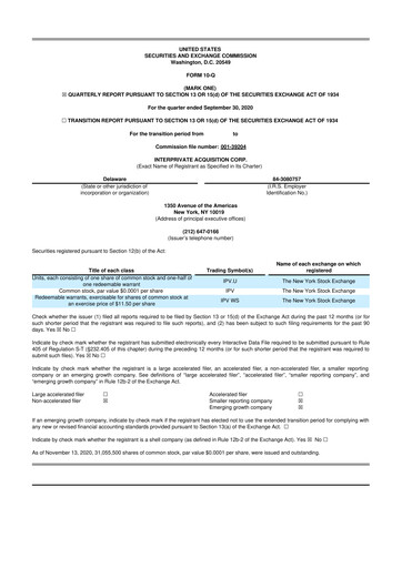 Thumbnail Aeva Technologies 10-Q Quarterly Report FY2020 